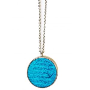 Collier - argenté turquoise