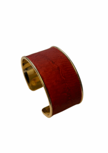 Majesté dorée Cuir de Carpe de Dombes - rouge