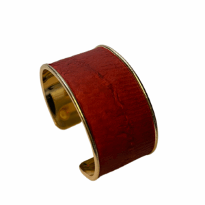 Majesté dorée Cuir de Carpe de Dombes - rouge