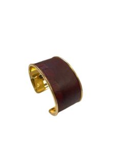 Majesté dorée Cuir de Carpe de Dombes - bordeaux