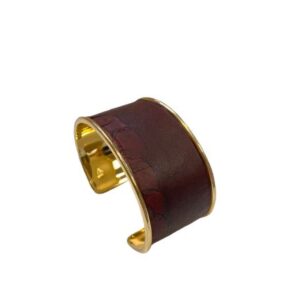 Majesté dorée Cuir de Carpe de Dombes - bordeaux