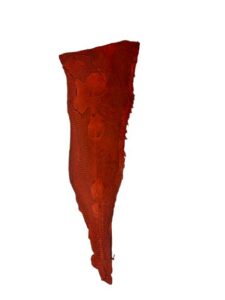 Peaux fines rouges Cuir de Carpe de Dombes