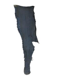 Peaux Grandes bleu roi Cuir de Carpe de Dombes