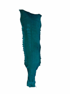 Peaux Fines turquoise Cuir de Carpe de Dombes