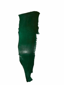 Peaux Grandes vert sapin Cuir de Carpe de Dombes