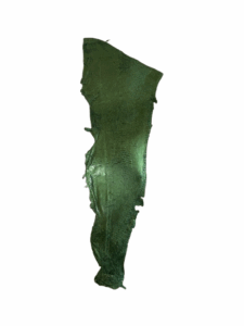 Peaux Fines vert irisé Cuir de Carpe de Dombes