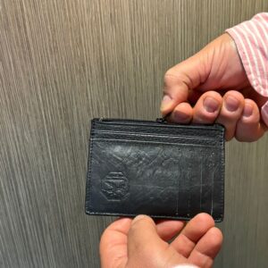 NOUVELLE COLLECTION - porte-cartes zippé noir