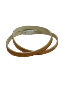 Bracelet ajustable en Cuir de Carpe de Dombes